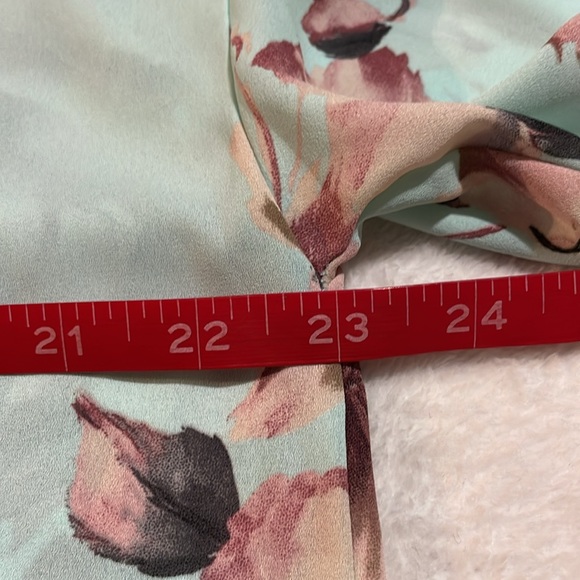 I Joah Pale Blue & Pink Floral Kimono/Cover Up/Cardigan - Picture 7 of 8